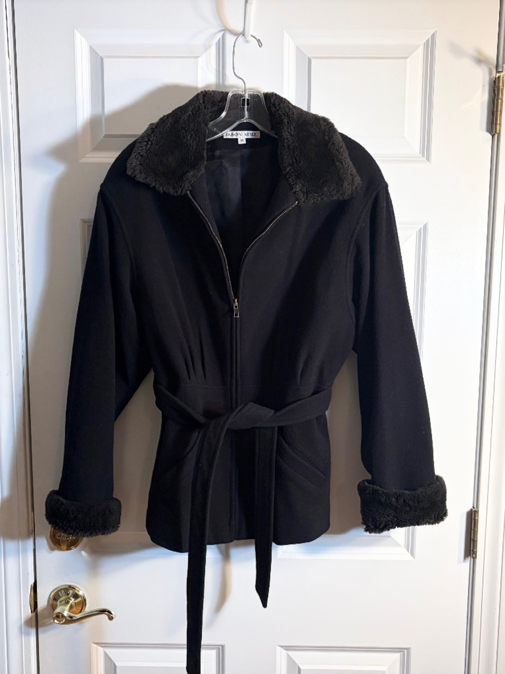 Jason Kole Black Wool Jacket